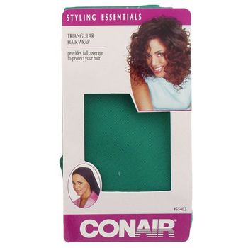 Conair - Triangular Hair Wrap - Green - 1 Piece