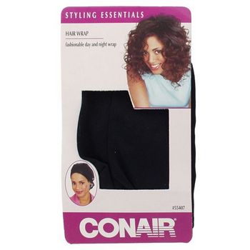 Conair - Hair Wrap - Black - 1 Piece