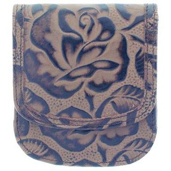 Taxi Wallets  - Tooled Print - Coffee Bean
