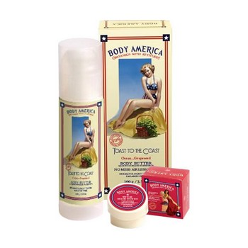 HairBoutique Beauty Bargains - Body America - Silky Skin and Lips Combo