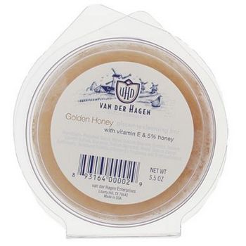 Van Der Hagen - Glycerine Cleansing Bar - Golden Honey (5.5oz)