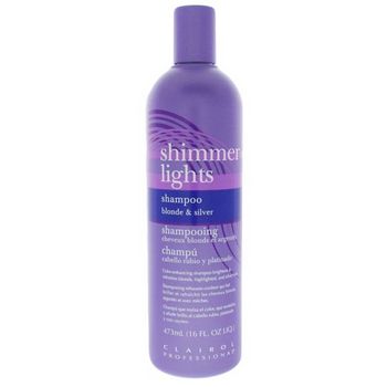 CLAIROL - Professional - Shimmer Lights - Shampoo for Blonde and Silver Hair 16 fl oz (473ml)