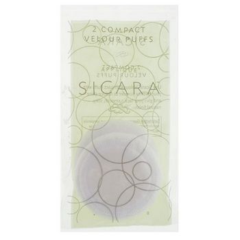 HairBoutique Beauty Bargains - Sicara - Compact Velour Puffs - 2 count