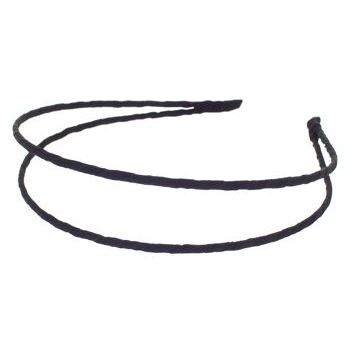 Smoothies - Wrapped Double Headband - Black