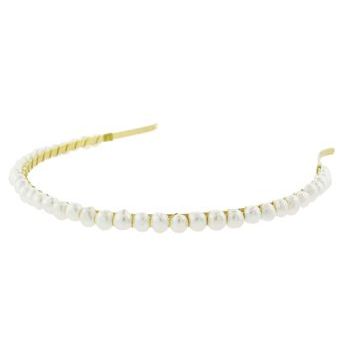 Balu - Headband w/Pearls - White (1)