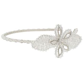 Balu - Headband w/Hex Beads & Crystal Flower - Clear (1)