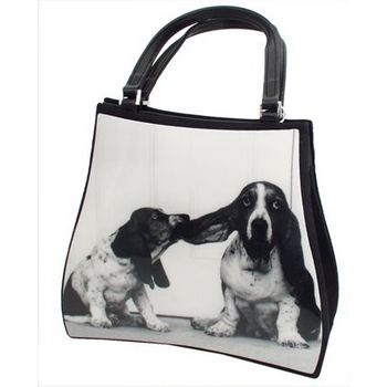 Karen Marie - Boutique Bags - Hound  Dogs Acrylic Pop-Art Tote