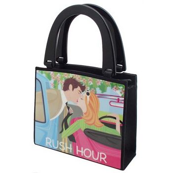 Karen Marie - Boutique Bags - Rush Hour Acrylic Pop-Art Tote