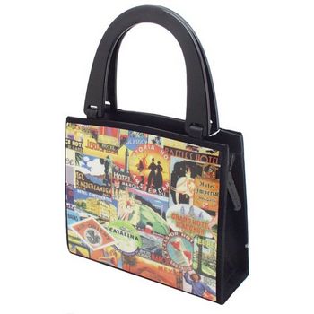 Karen Marie - Boutique Bags - Traveler Acrylic Pop-Art Tote