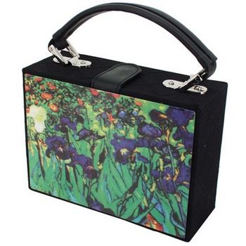 Karen Marie - Boutique Bags - Painted Irises Tote Box