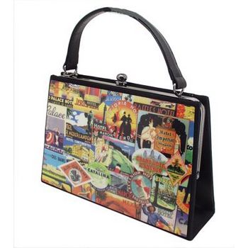 Karen Marie - Boutique Bags - Traveler Medium Acrylic Pop-Art Tote
