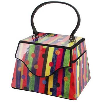 Karen Marie - Boutique Bags - Dottie Stripes Jewel Box