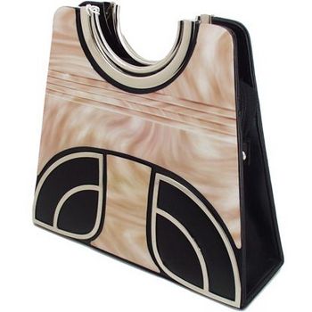 Karen Marie - Boutique Bags - Marble Beige Acrylic Bag (1)