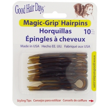 Good Hair Days - Magic Grip Hairpins - 10 Shell Colored
