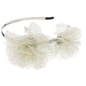 SBNY Accessories - Couture - Double Madder - Double Lace Blossom Headband - Gold
