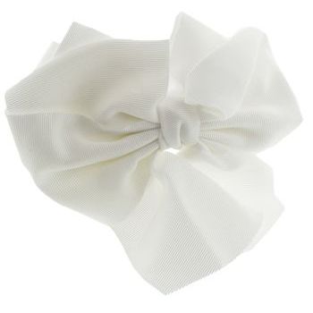 SBNY Accessories - Couture - Clover - Large Grosgrain Ribbon Bow Headband - Alpine Snow