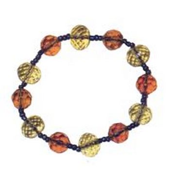 Smoothies - Pony=O - Amber Glass Beads(1)