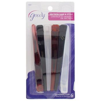 Goody - Sectioning Clips - Naturals (Set of 6)