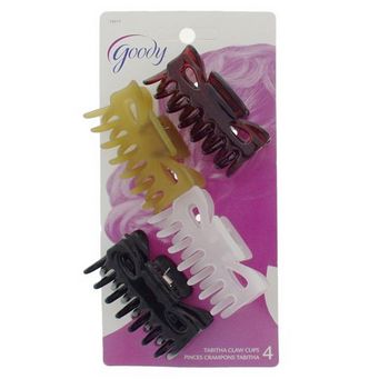 Goody Hair Products on Goody   Tabitha Claw Clips   Assorted Tort  Blonde  White   Black  Set