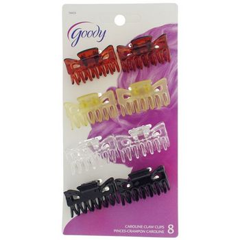 Goody Hair Products on Goody   Caroline Claw Clips   Tort  Blonde  Clear   Black  Set Of 8