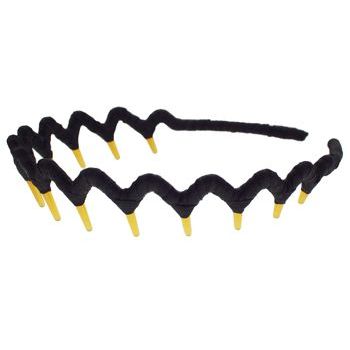 Goody - Colour Collection - Wavy Tooth Headband - Black (1)