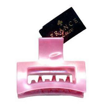 France Luxe - Cutout Rectangle Jaw Clip - Fuchsia (1)