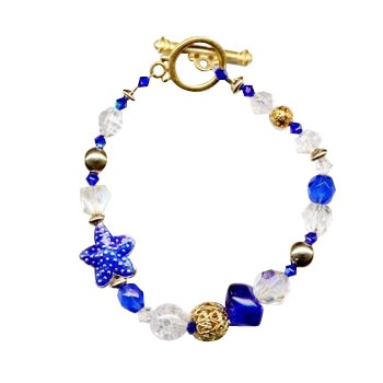 HB HairJewels - Diva Collection - Blue Crystal Bracelet