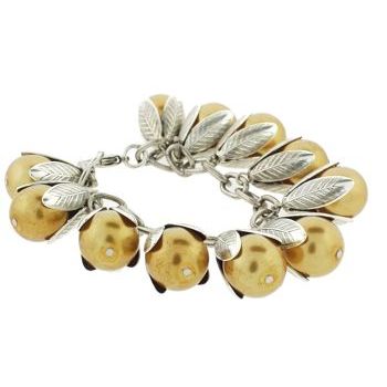 Dame Design - Beadcap Bracelet - Gold and Silver (1)