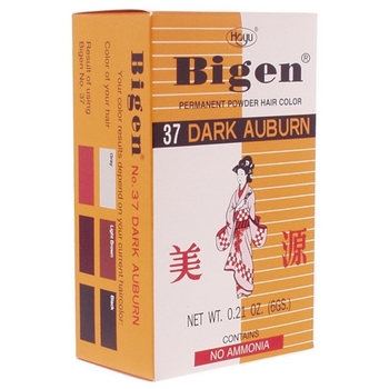 Bigen - Permanent Powder Hair Color - Dark Auburn #37
