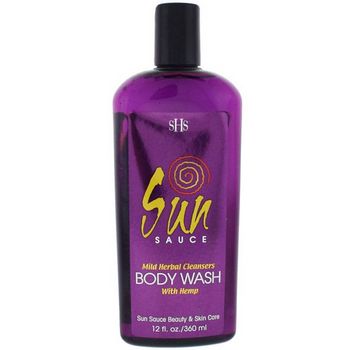 HairBoutique Beauty Bargains - Sun Sauce - Body Wash - Mild Herbal Cleansers With Hemp - 12 fl oz