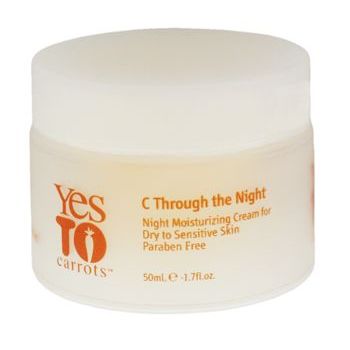 Yes To Carrots - C Through the Night - Night Moisturizing Cream for Dry to Sensitive Skin 1.7 fl oz