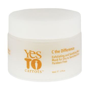 Yes To Carrots - C the Difference - Exfoliating and Smoothing Mud Mask for Dry to Sensitive Skin 1.7 fl oz