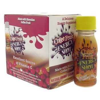 Fruitology - Coffee Fruit - Energy Shot - Orange Carmel - 6 pack