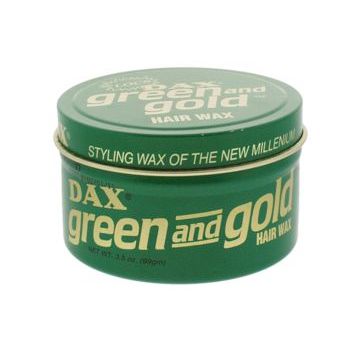 DAX - Green and Gold Hair Wax - 3.5 oz.