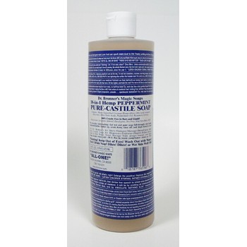 Dr. Bronner's - Liquid Peppermint Soap - 16 Oz