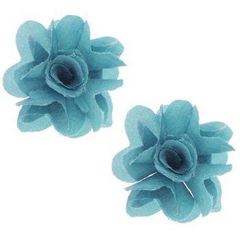 SOHO BEAT - Spanish Soiree - Festive Blossom Earrings - Turquoise
