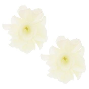 SOHO BEAT - Spanish Soiree - Festive Blossom Earrings - Ivory