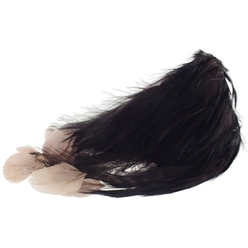 Nicole & Co. - Feather Headband - Black & Pink