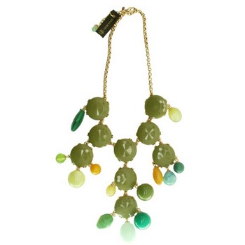 Gerard Yosca - Green Mega Stone & Bead Necklace (1)