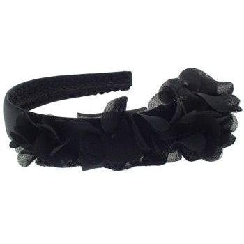 Nicole & Co. - Chiffon Flower Headband - Black