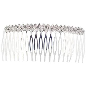 HB HairJewels - Crystal Comb With Diamond Shape - 4 1/4inch