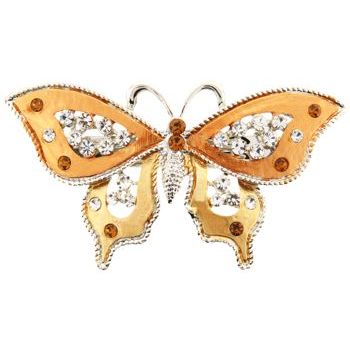 HB HairJewels - Michelle Collection - Butterfly Barrette - Gold