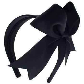 Susan Daniels - Large Bow Headband - Black