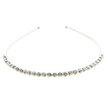 Karen Marie - Bridal Collection - White Diamond Crystal Encrusted Headband (1)