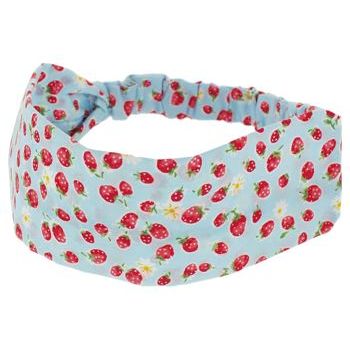 HB HairJewels - Lucy Collection - Strawberry Patch Bandeau - Blue (1)