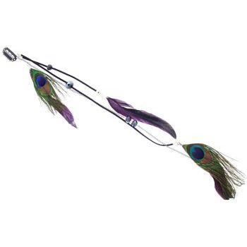 SOHO BEAT - Navajo Couture - Shoshone Clip-In Feather Extension - Plum