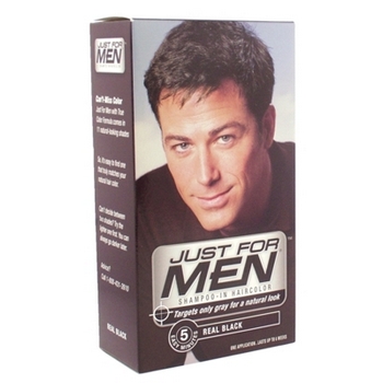 Just For Men - Shampoo-In Haircolor - Real Black #55 (1 Application)