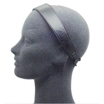 Jennifer Behr - Leather Headwrap - Black