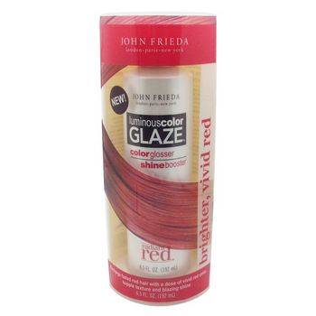 John Frieda - Radiant Red - Luminous Color Glaze  - Brighter, Vivid Red - 6.5 oz