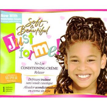 Soft & Beautiful - Just For Me - No-Lye Conditioning Relaxer Kit - Children's Super (1 Application)